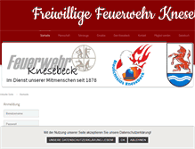 Tablet Screenshot of feuerwehr-knesebeck.de